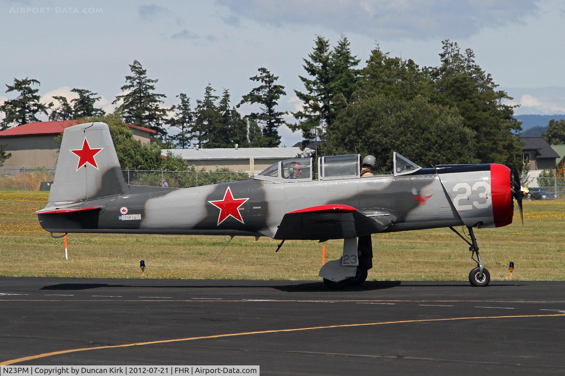 N23PM, 1978 Nanchang CJ-6 C/N 3832012, These are always a crowd pleasers
