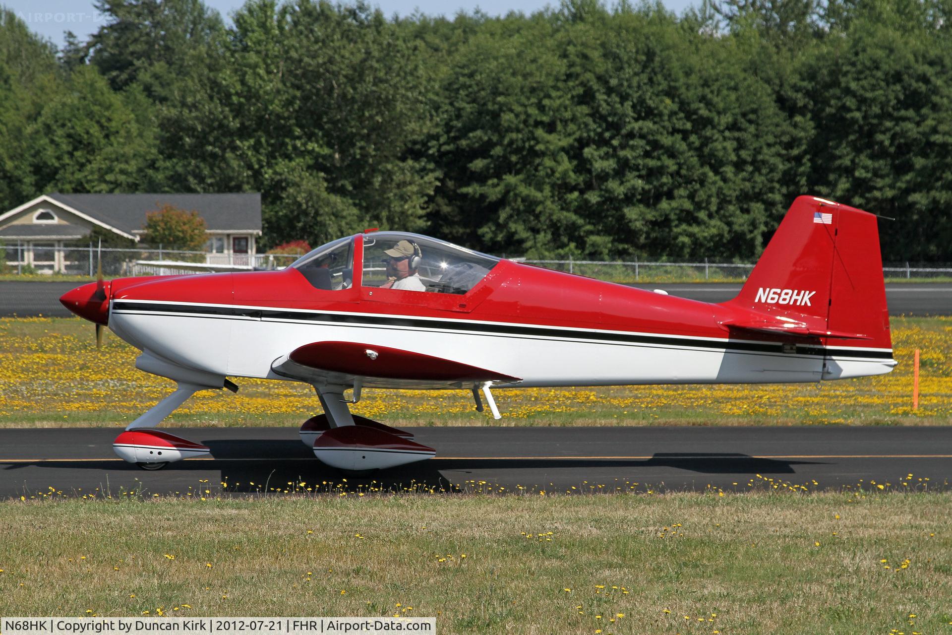 N68HK, Vans RV-6A C/N 60323, This RV participated in the fly-in festivities