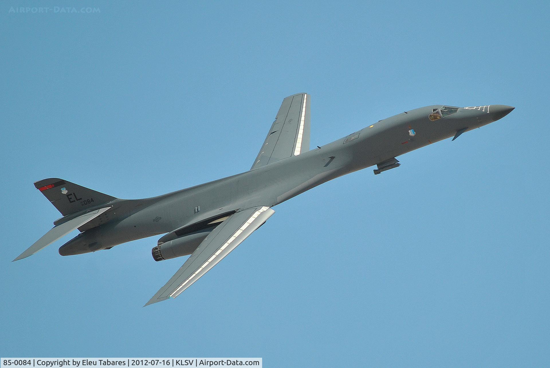 85-0084, 1985 Rockwell B-1B Lancer C/N 44, Taken during Red Flag Exercise at Nellis Air Force Base, Nevada.