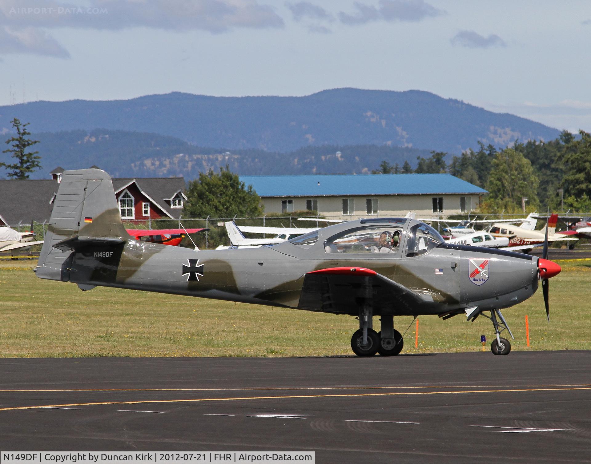 N149DF, 1963 Piaggio P-149D C/N 348, This Piaggio did a couple of flybys