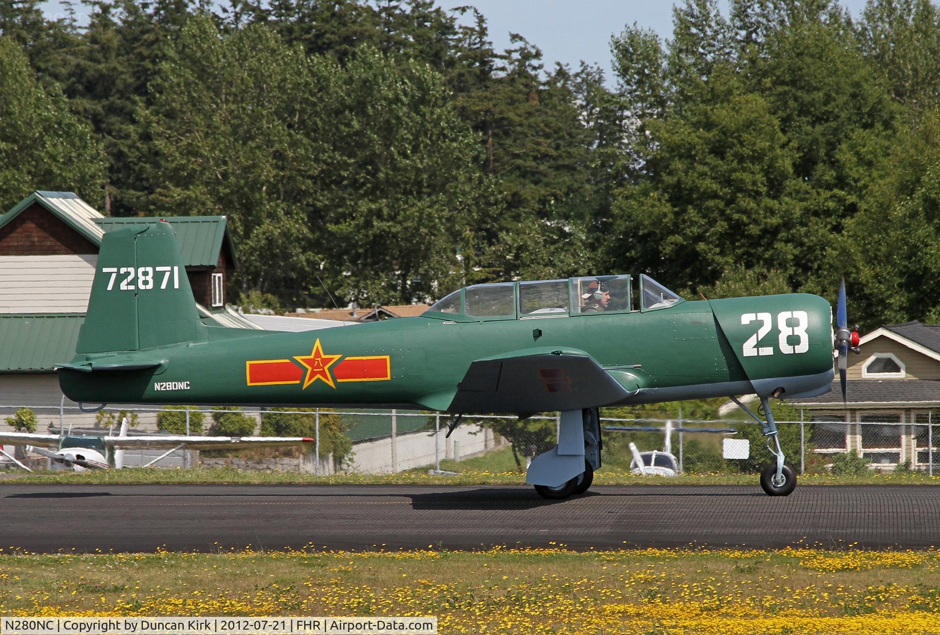 N280NC, 1974 Nanchang CJ-6A C/N 2951240, One of two Nanchangs present