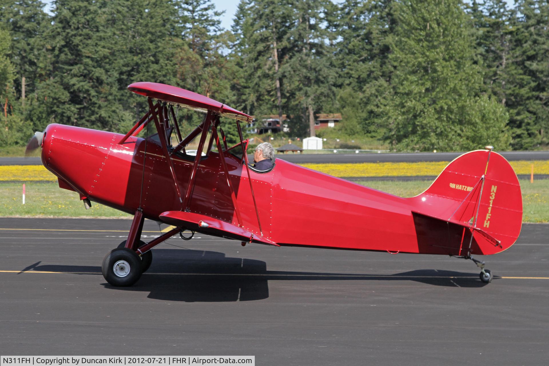 N311FH, Hatz CB-1 C/N 242, Evening shot taxiing for departure