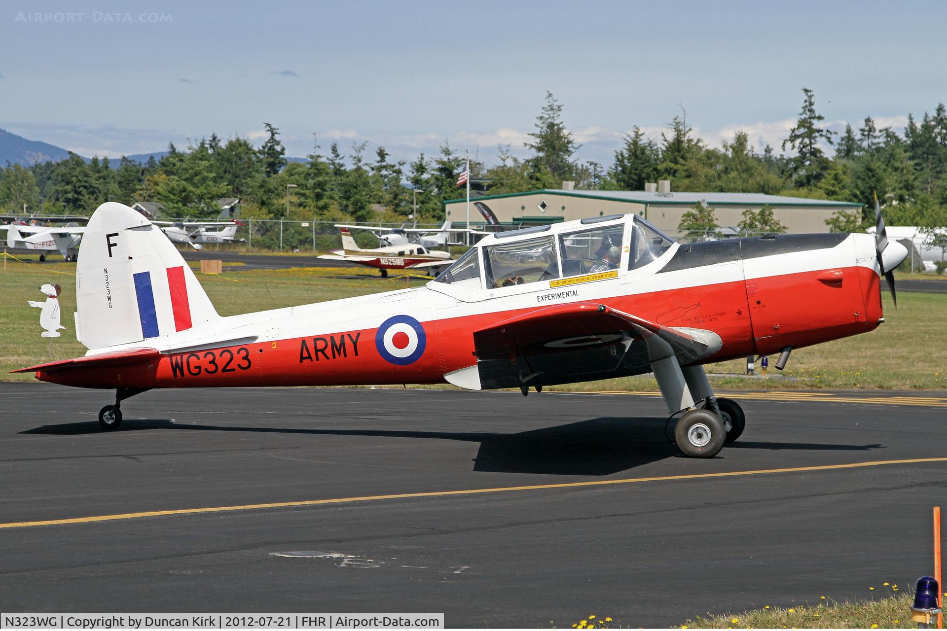 N323WG, 1951 De Havilland DHC-1 Chipmunk T.20 C/N C1/0395, I love the registration....a rewrite of the RAF serial WG323.