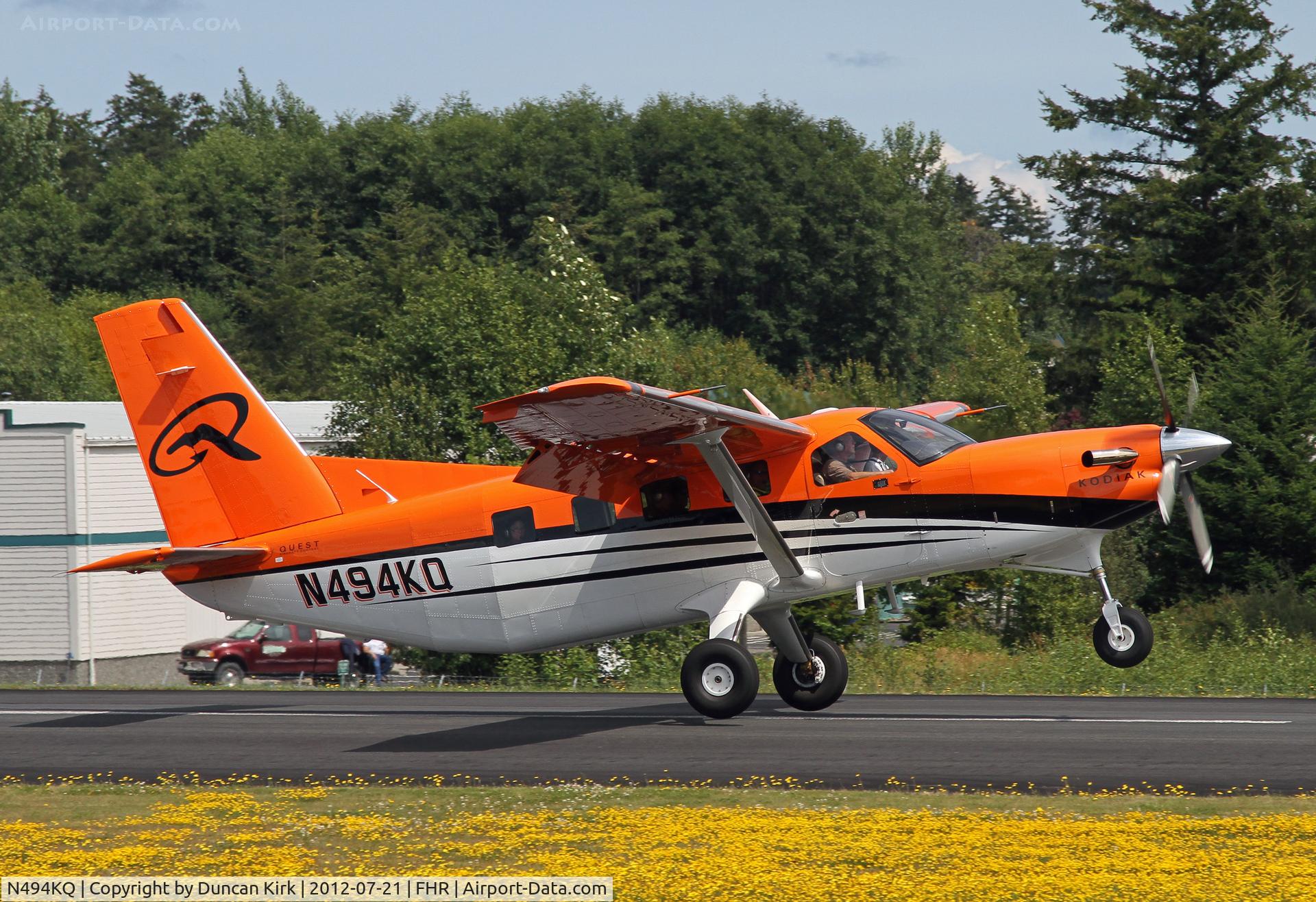 N494KQ, 2008 Quest Kodiak 100 C/N 100-0004, This Kodiak very ably demonstrated its shortfield take off and landing prowess