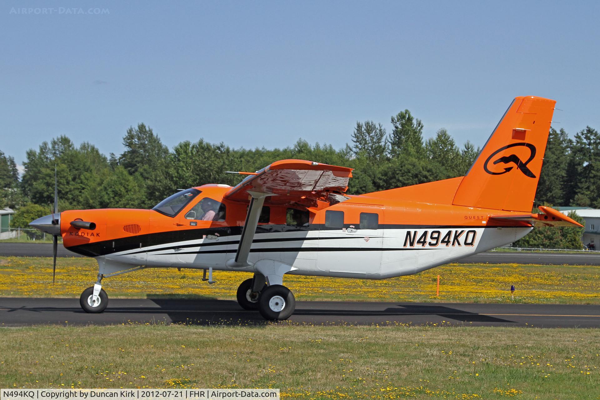 N494KQ, 2008 Quest Kodiak 100 C/N 100-0004, The Quest Kodiak is being cranked out in Idaho at about three a month