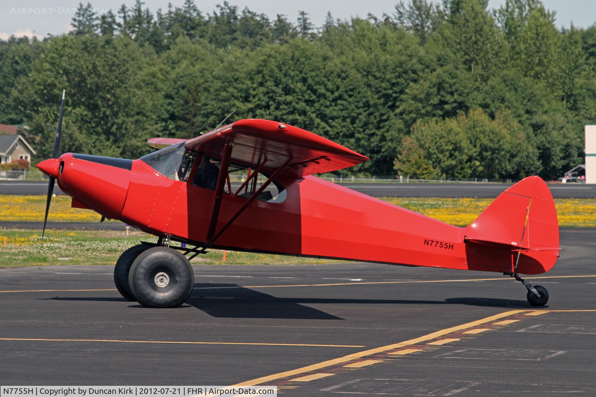 N7755H, 1946 Piper PA-12 Super Cruiser C/N 12-653, Got to love the tundra tires!