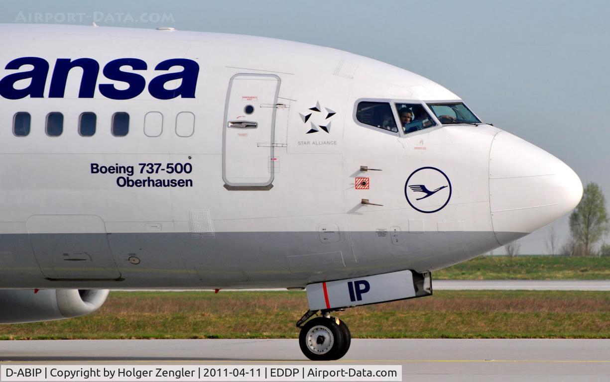 D-ABIP, 1991 Boeing 737-530 C/N 24940, FRA shuttle is lining up for rwy 26R...