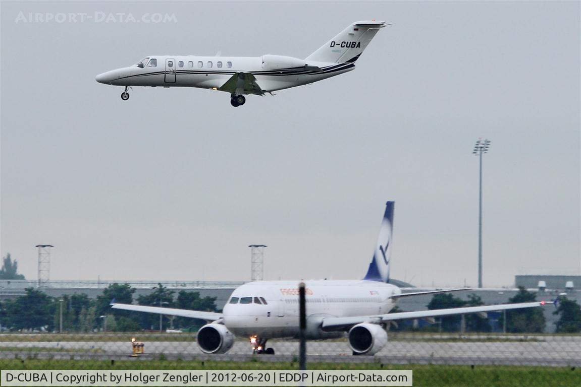 D-CUBA, 2007 Cessna 525B CitationJet CJ3 C/N 525B-0169, Chance encounter at holding point 08L....