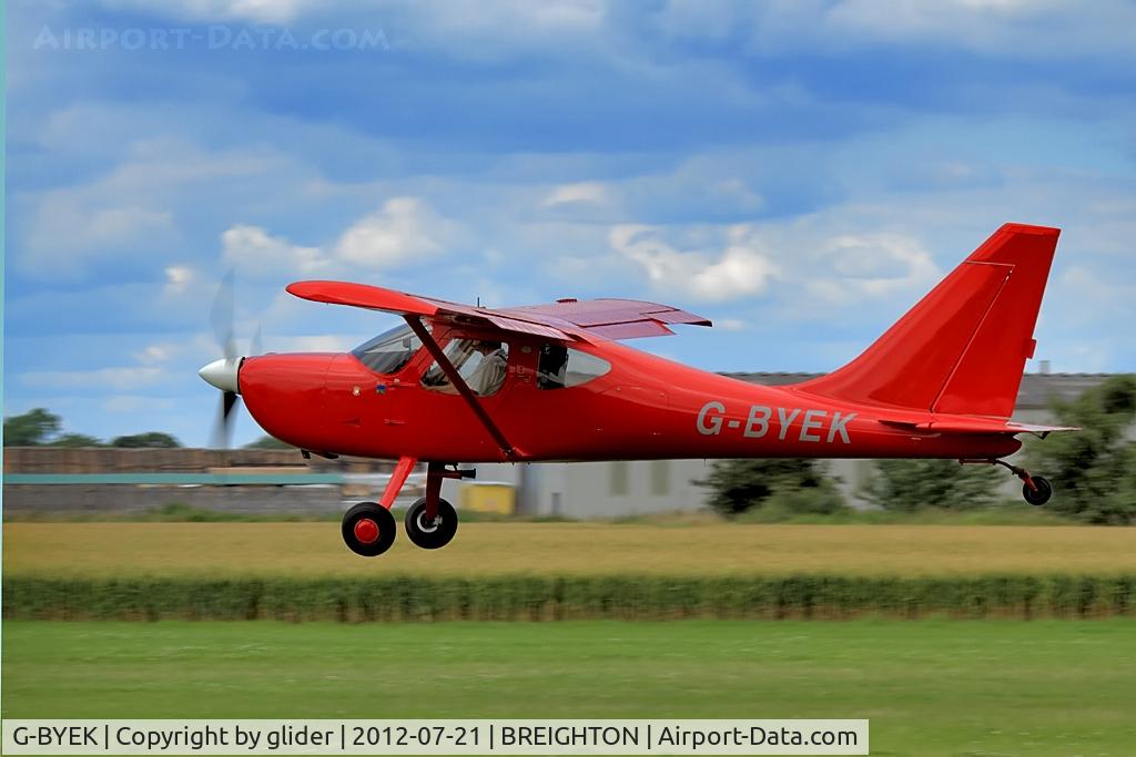 G-BYEK, 2000 Stoddard-Hamilton GlaStar GS-1 C/N PFA 295-13087, Fairly regular visitor now