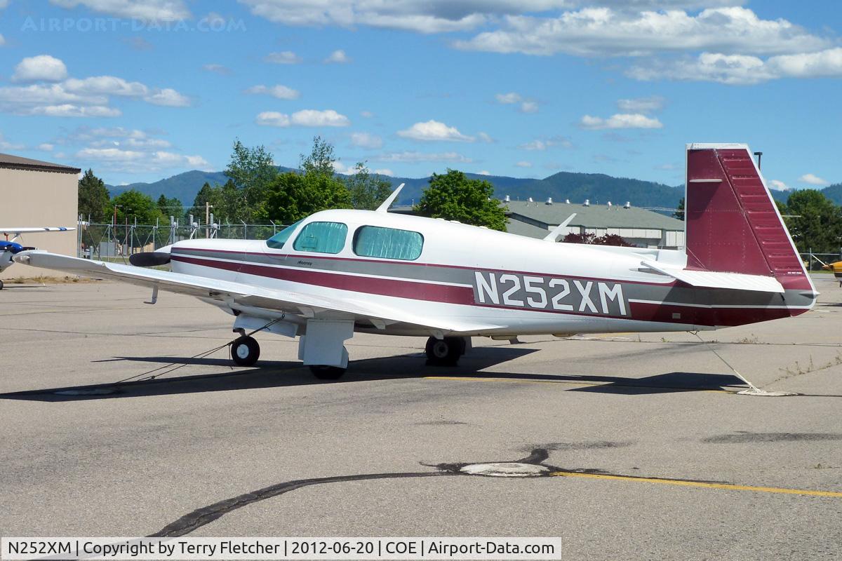 N252XM, 1986 Mooney M20K C/N 25-1026, 1986 Mooney Aircraft Corp. M20K, c/n: 25-1026
