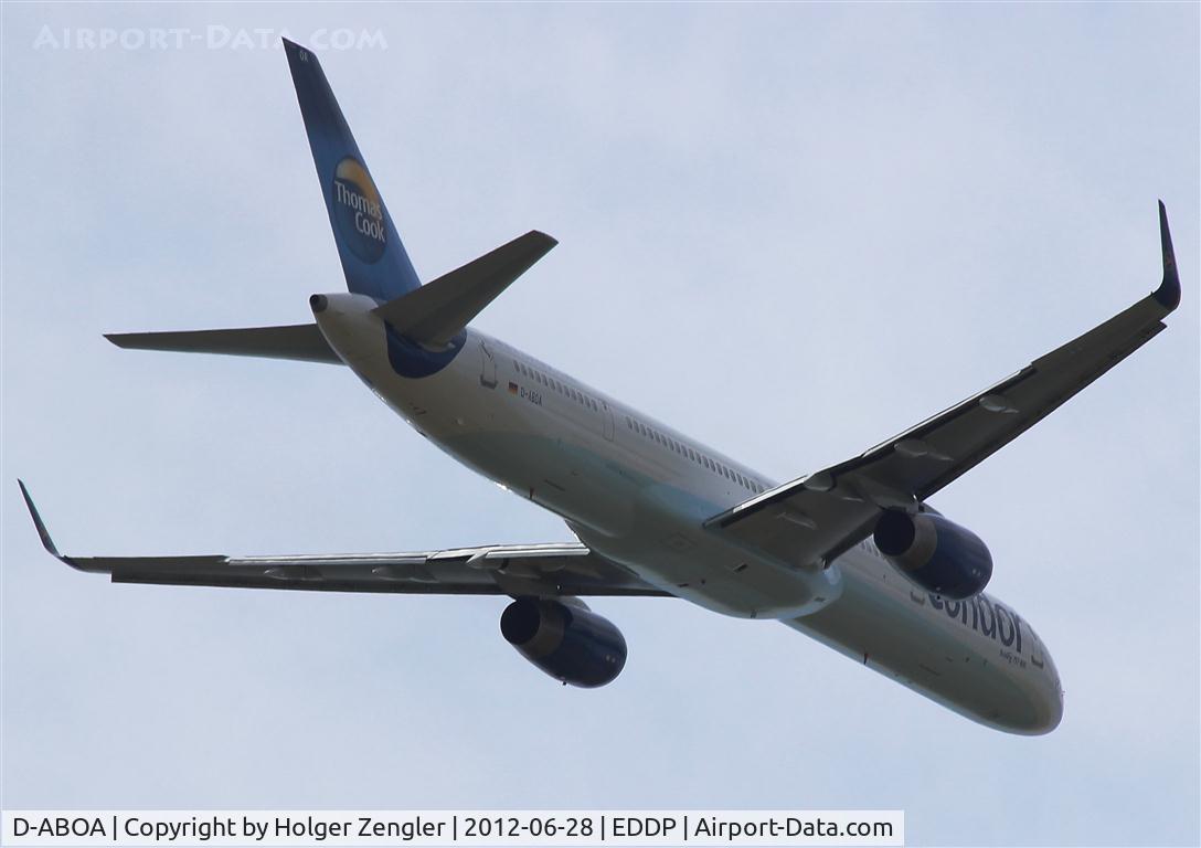 D-ABOA, 1998 Boeing 757-330 C/N 29016, Seconds after take-off...