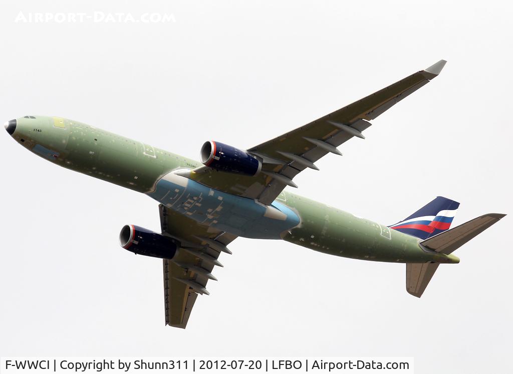 F-WWCI, 2012 Airbus A330-343X C/N 1345, C/n 1345 - For Aeroflot