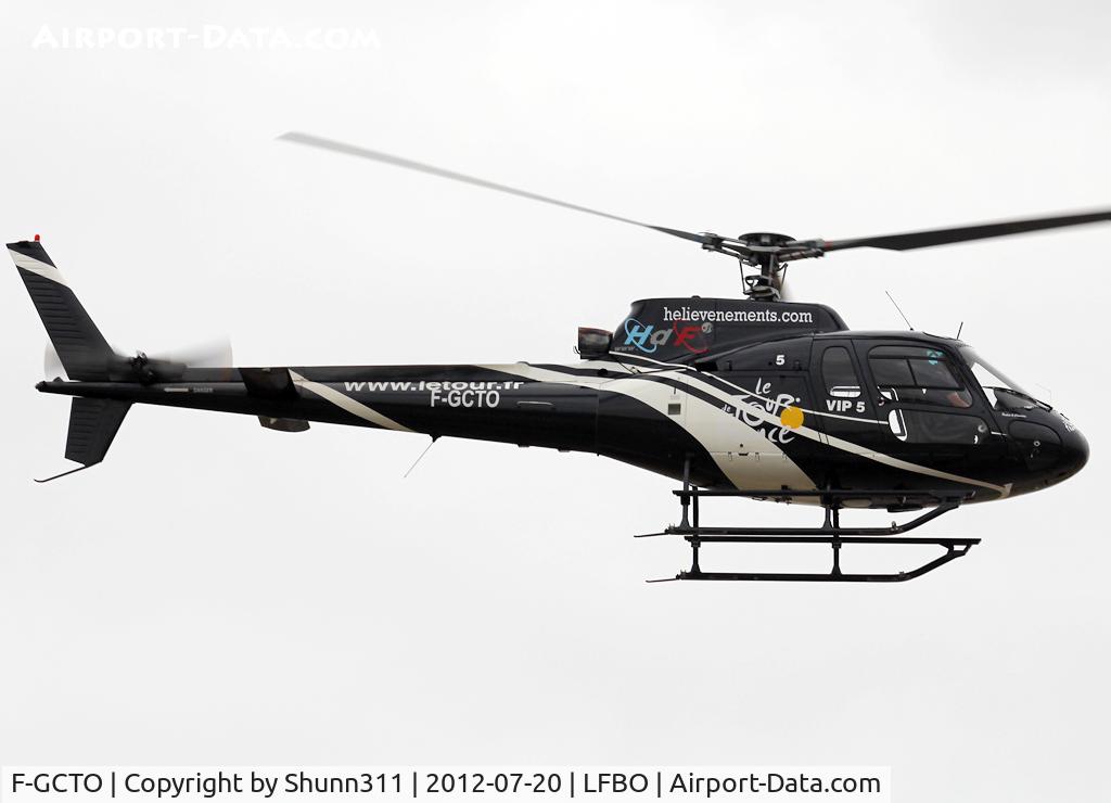 F-GCTO, Eurocopter AS-350BA Ecureuil Ecureuil C/N 1361, Used for 'Le Tour de France' 2012