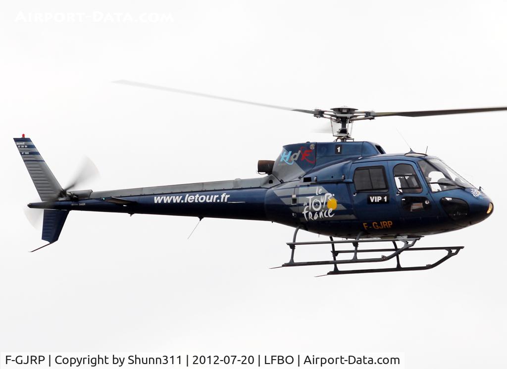 F-GJRP, Aerospatiale AS350B-2 Ecureuil C/N 1926, Used for 'Le Tour de France' 2012