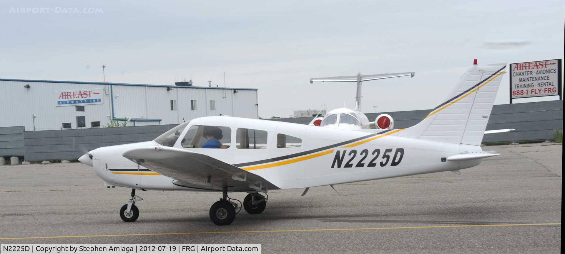 N2225D, 1978 Piper PA-28-161 C/N 28-7916152, Atlantic