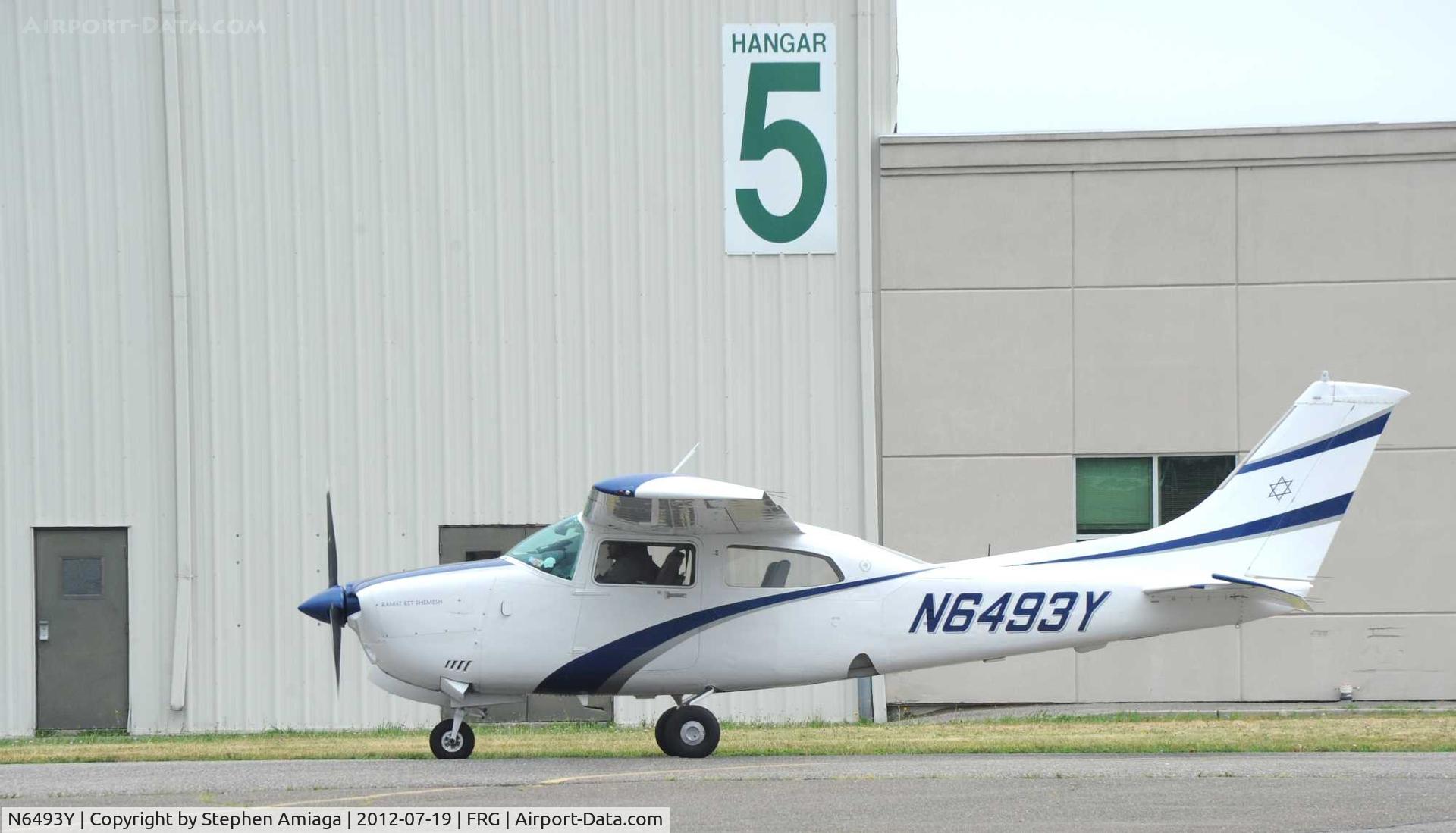 N6493Y, Cessna T210N Turbo Centurion C/N 21064405, Taxi to Atlantic