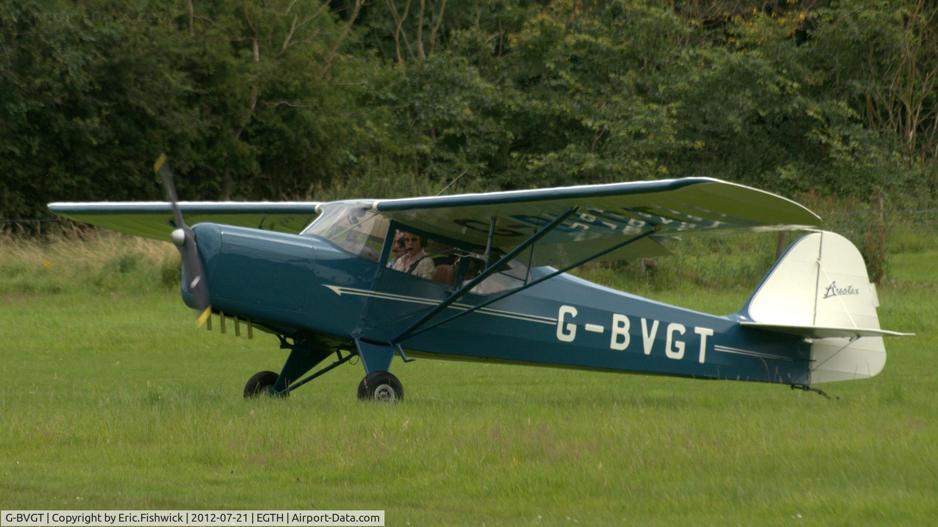 G-BVGT, 1995 Auster J-1A Autocrat C/N PFA 000-220, 3. G-BVGT at Shuttleworth Sunset Air Display, July 2012
