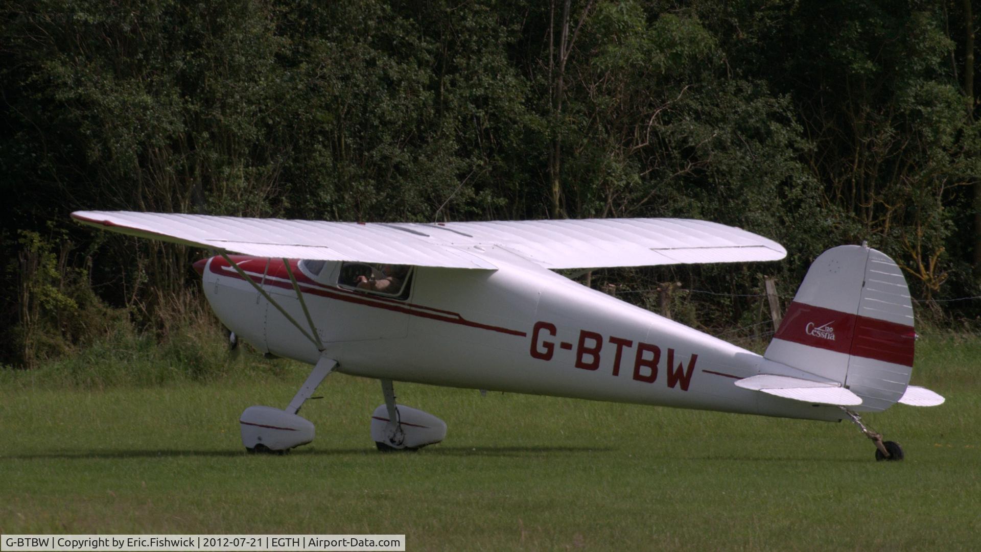 G-BTBW, 1947 Cessna 120 C/N 14220, 1. G-BTBW at Shuttleworth Sunset Air Display, July 2012