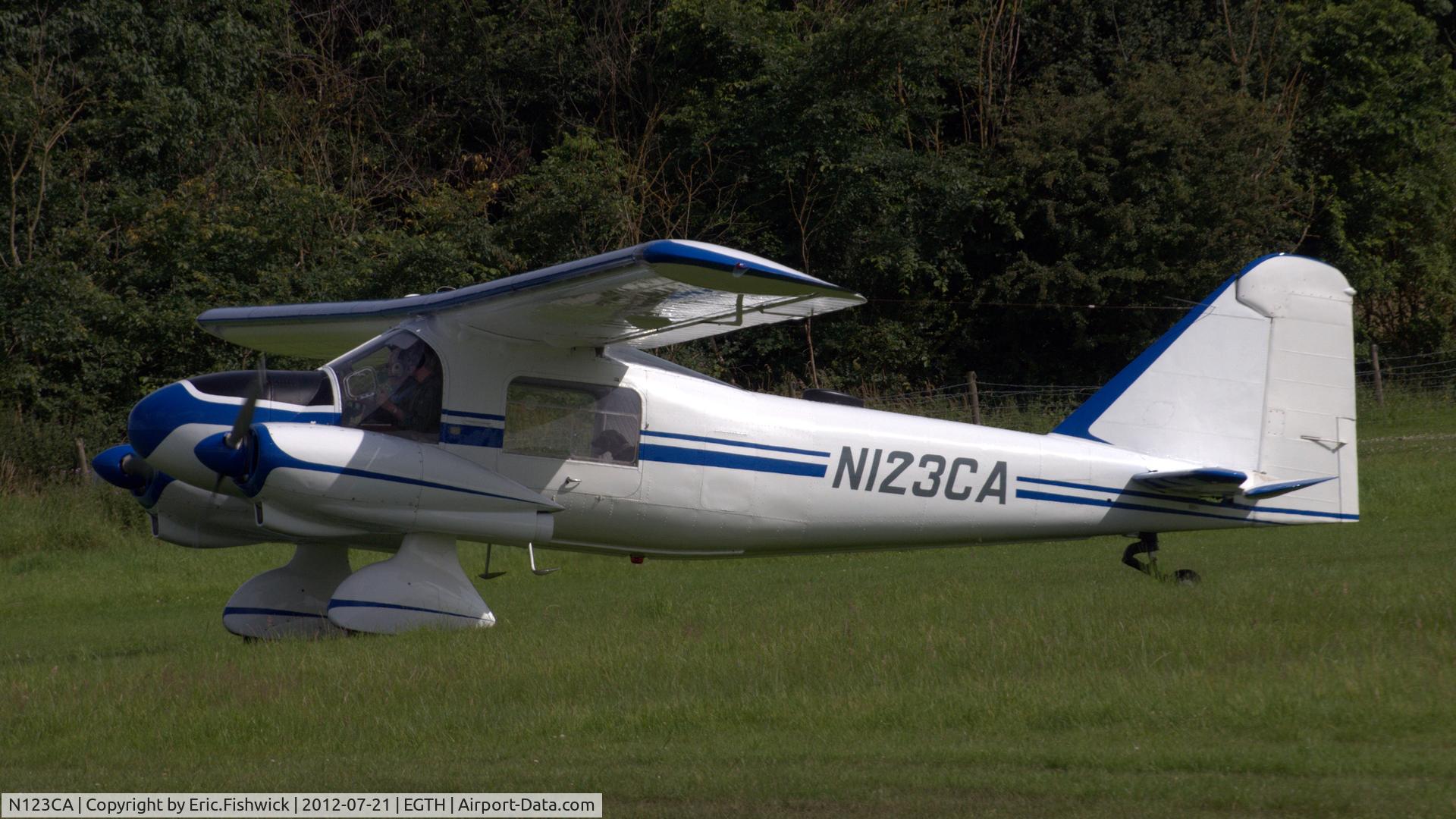 N123CA, 1964 Dornier Do-28A-1 C/N 3051, 1. N123CA at Shuttleworth Sunset Air Display, July 2012
