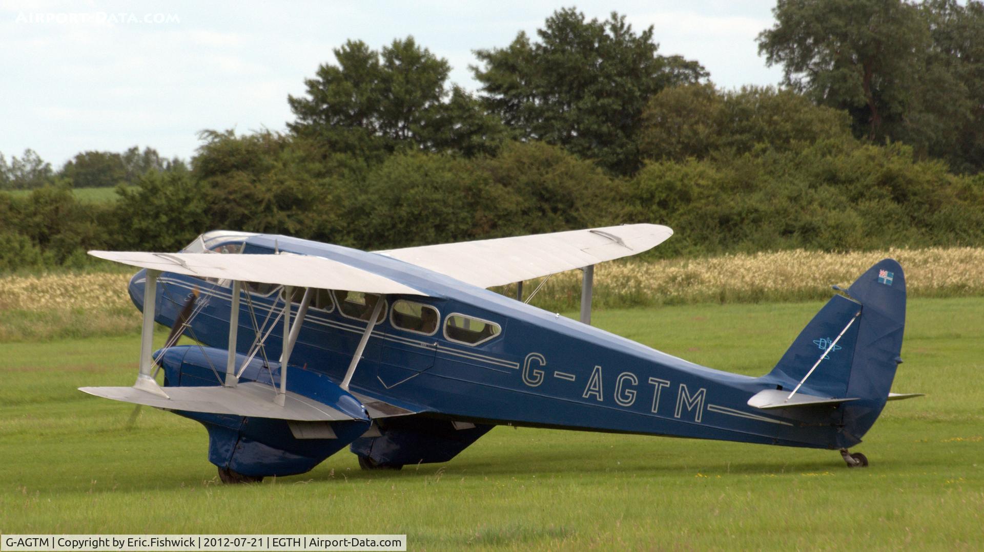 G-AGTM, 1944 De Havilland DH-89A Dominie/Dragon Rapide C/N 6746, 1. G-AGTM 'Sybille' on duty at Shuttleworth Sunset Air Display, July 2012