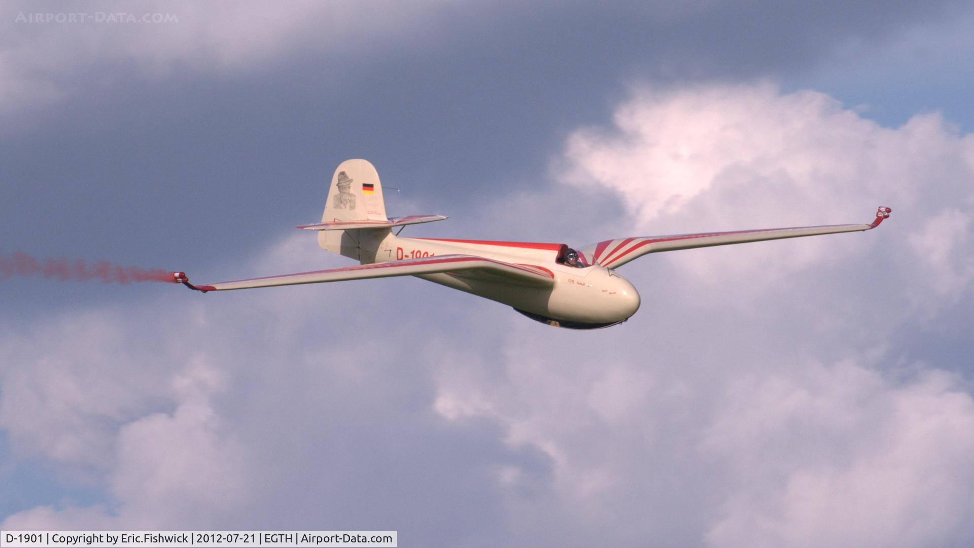 D-1901, 1963 DFS 108-53 Habicht E Replica C/N 1, 42. D-1901 at Shuttleworth Sunset Air Display, July 2012