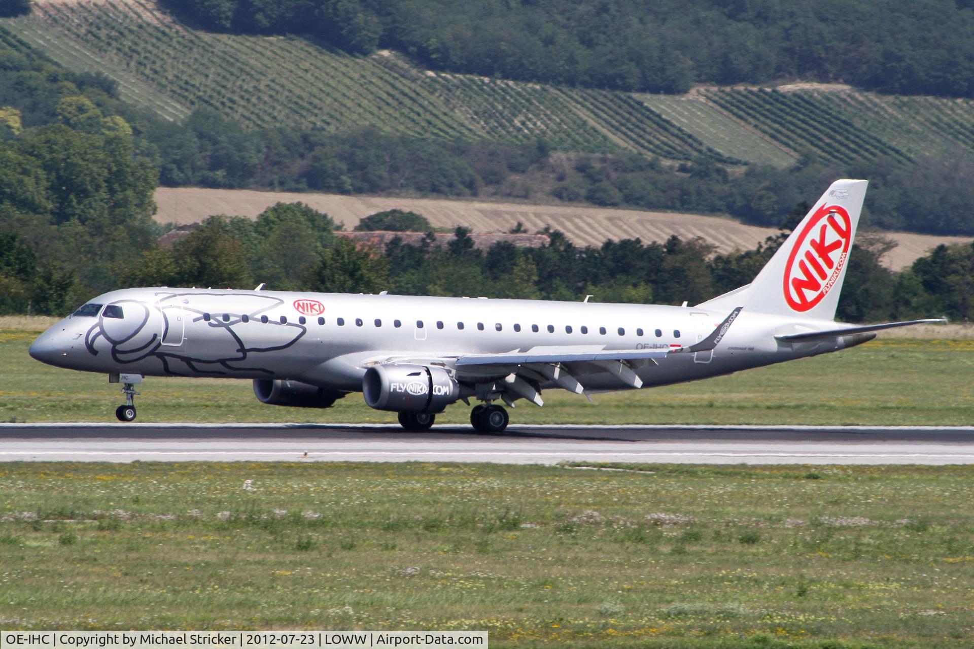 OE-IHC, 2010 Embraer 190LR (ERJ-190-100LR) C/N 19000349, Embraer ERJ-190