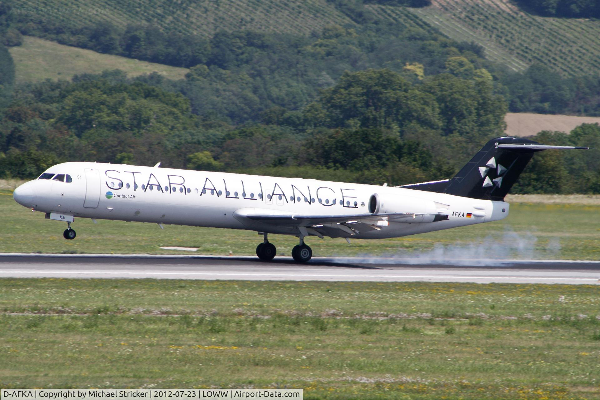 D-AFKA, 1994 Fokker 100 (F-28-0100) C/N 11517, Fokker 100