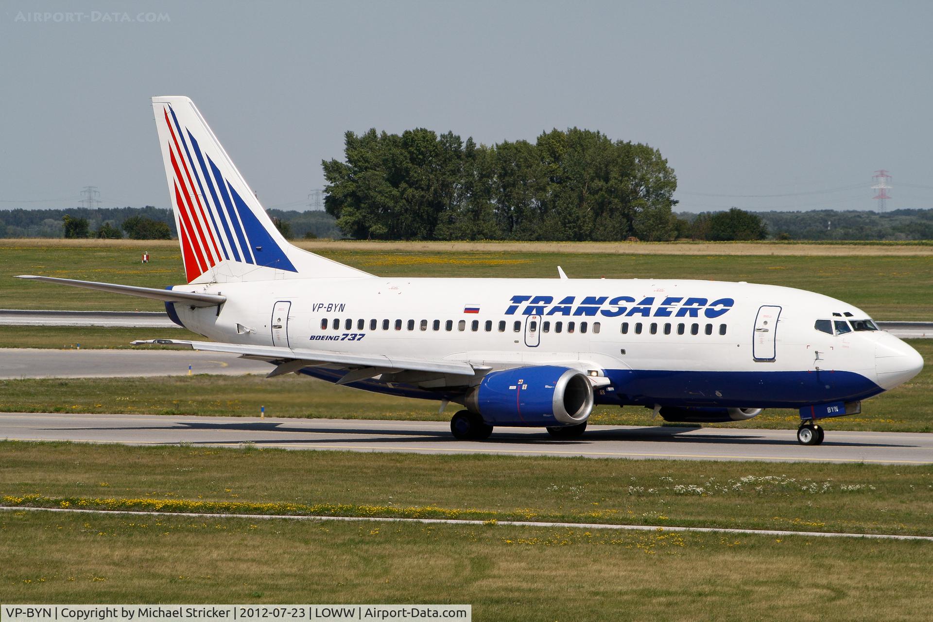 VP-BYN, 1998 Boeing 737-524 C/N 28924, Boeing 737-500
