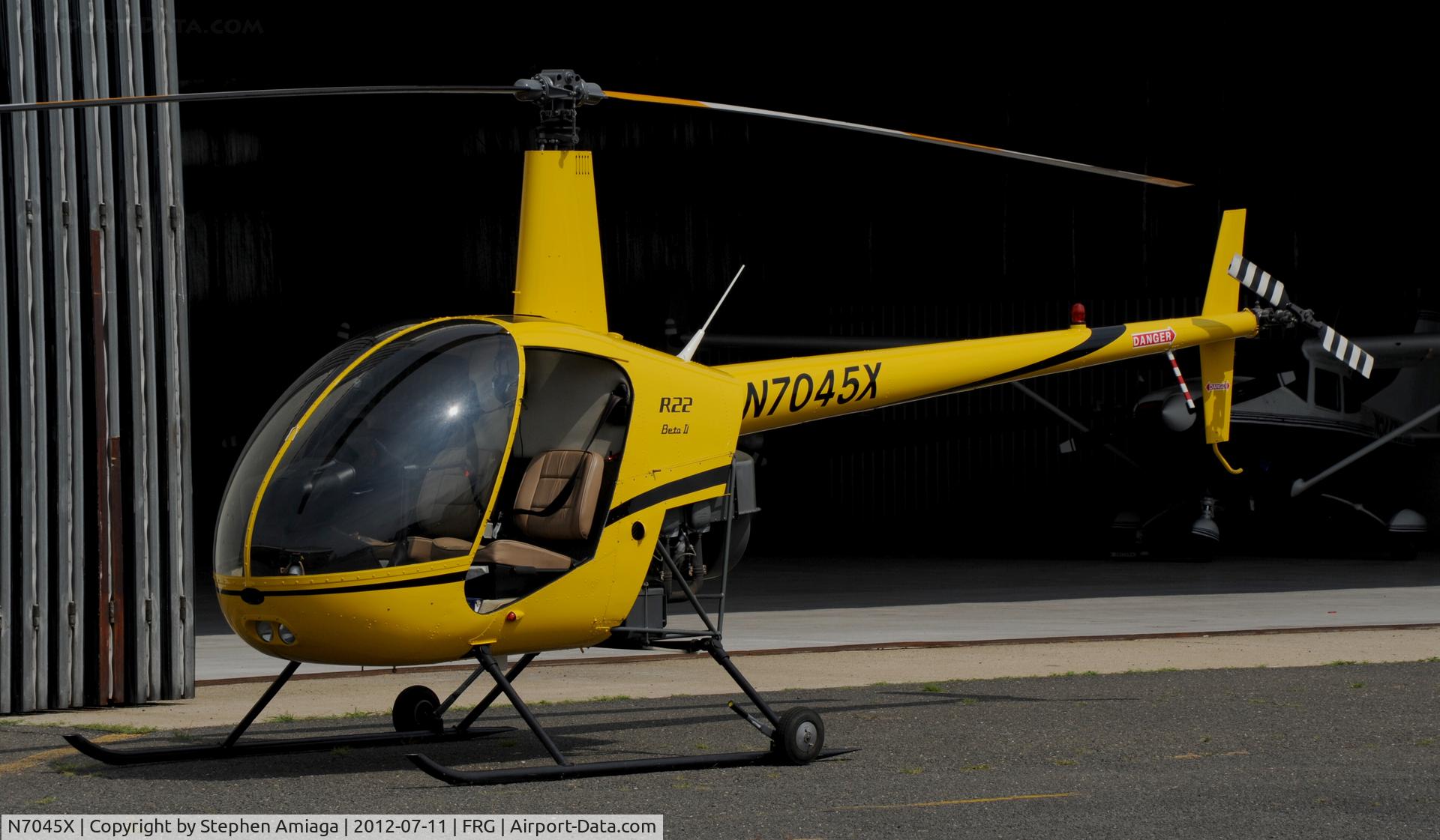 N7045X, 2001 Robinson R22 BETA C/N 3236, Work Ship
