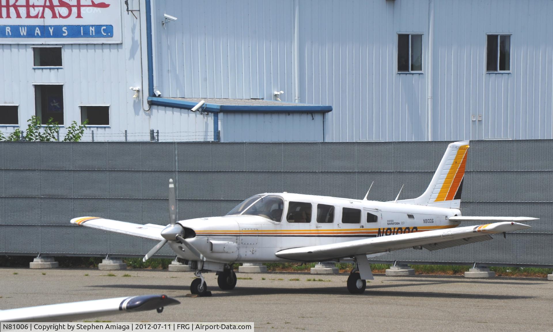 N81006, 1979 Piper PA-32R-301 C/N 32R-8013010, Atlantic Ramp