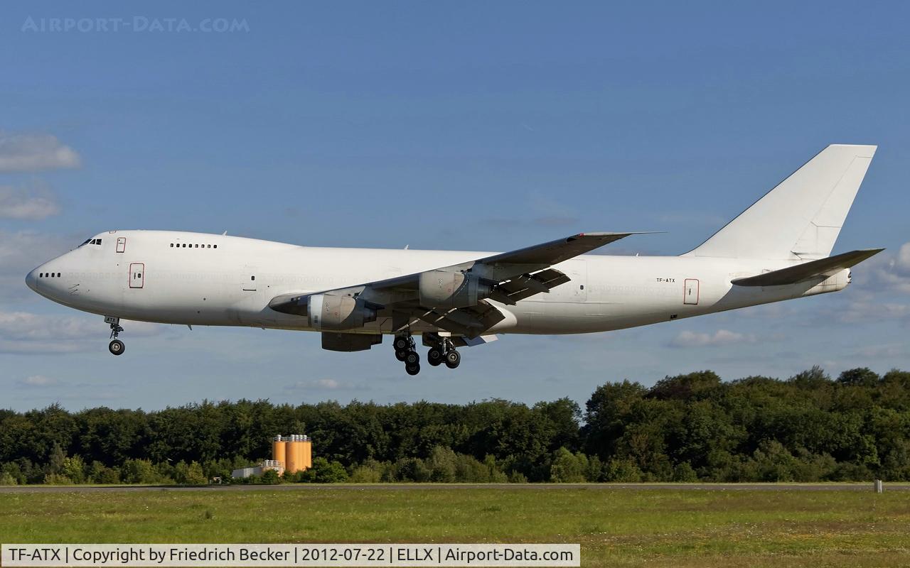 TF-ATX, 1987 Boeing 747-236B C/N 23711, short final RW06