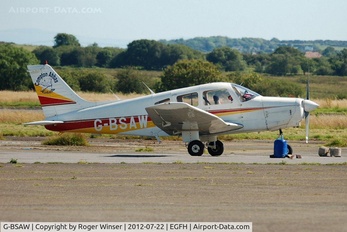 G-BSAW, 1982 Piper PA-28-161 Warrior II C/N 28-8216152, Visiting Cherokee Warrior II