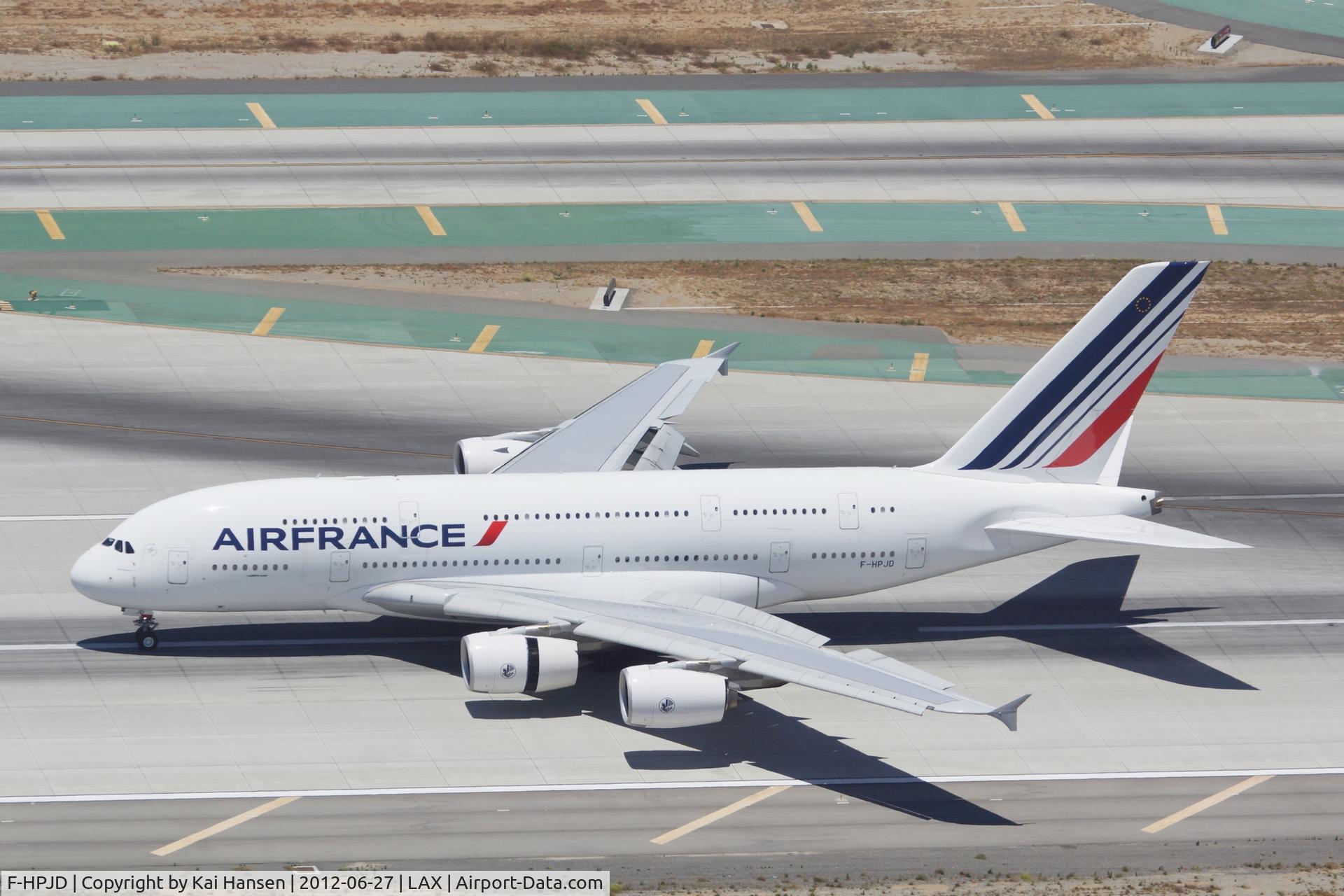 F-HPJD, 2010 Airbus A380-861 C/N 049, Air France A-380-800 landing at LAX