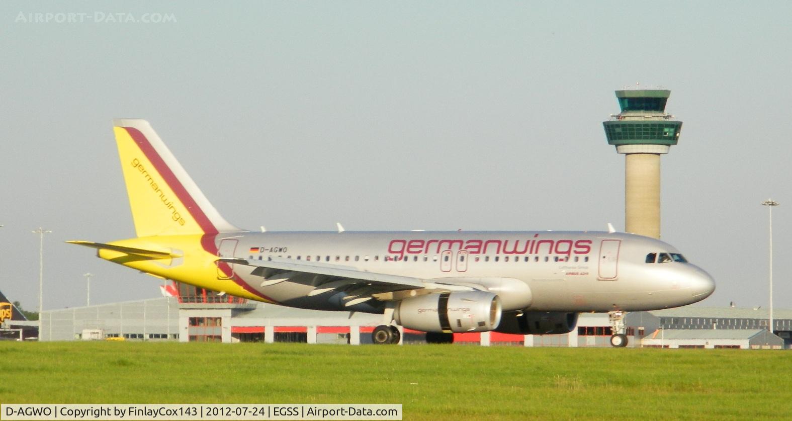 D-AGWO, 2009 Airbus A319-132 C/N 4166, Germanwings Airbus A319-132 at London Stansted