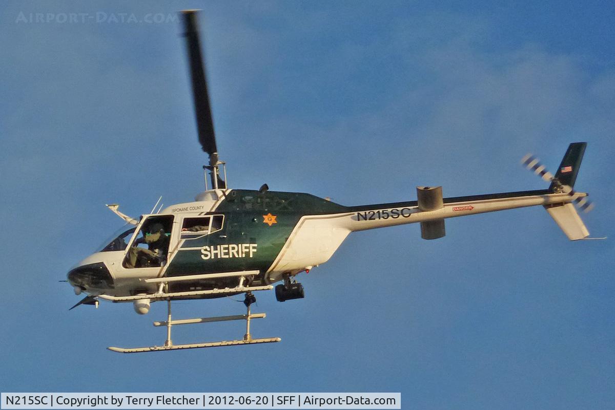 N215SC, Bell OH-58 C/N 70-15148, Sherrif's Bell OH-58, c/n: 70-15148 at Spokane Felts Field