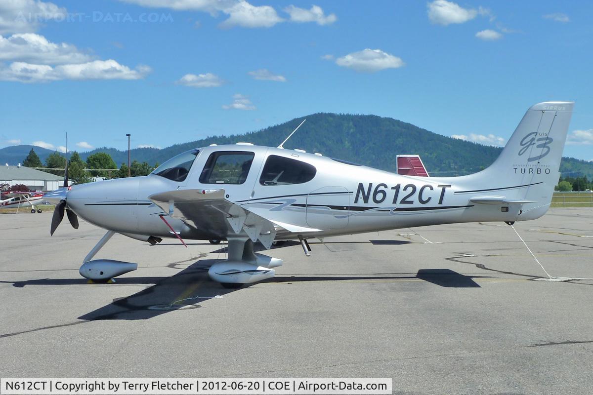 N612CT, 2008 Cirrus SR22 G3 GTS C/N 3062, 2008 Cirrus Design Corp SR22, c/n: 3062