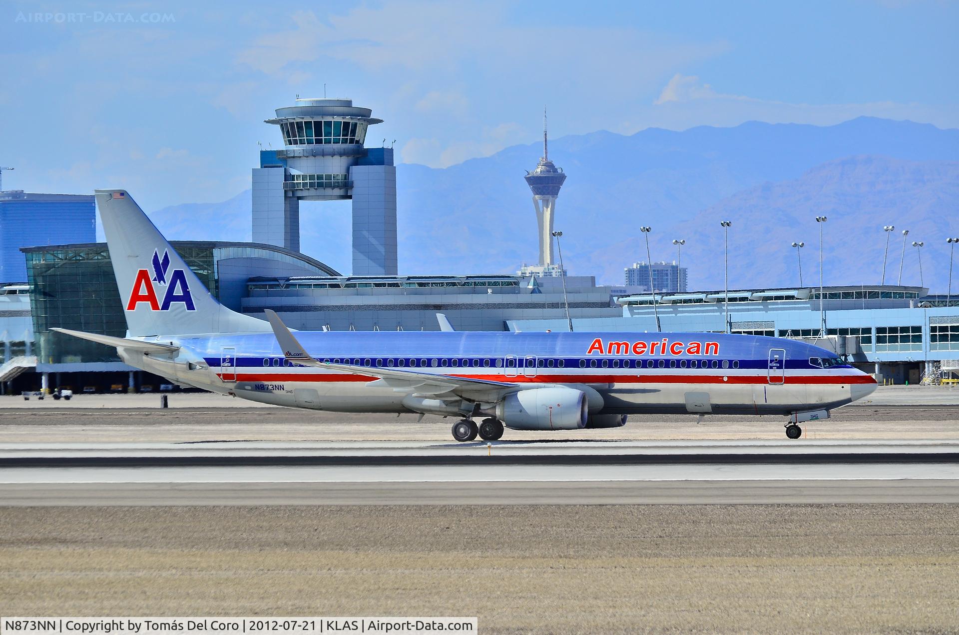 N873NN, 2011 Boeing 737-823 C/N 40766, N873NN American Airlines Boeing 737-823 C/N 40766

Las Vegas - McCarran International (LAS / KLAS)
USA - Nevada, July 21, 2012
Photo: Tomás Del Coro