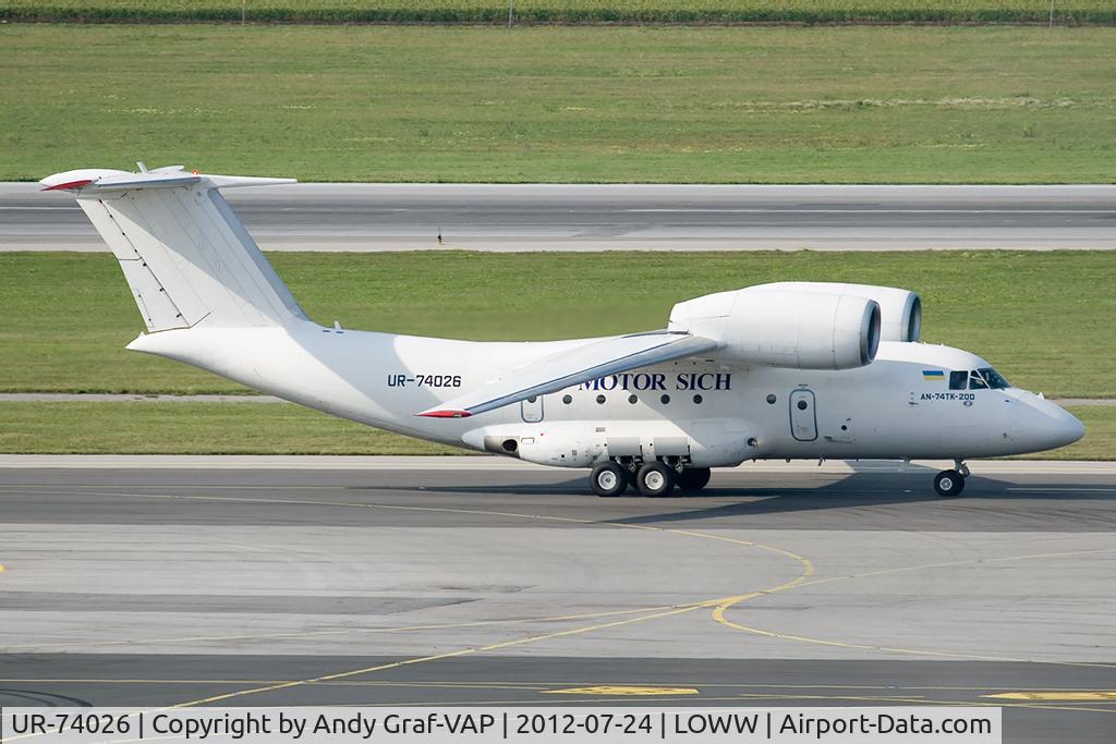 UR-74026, 1992 Antonov An-74-200 C/N 36547096919, Motor Sich Airlines AN74