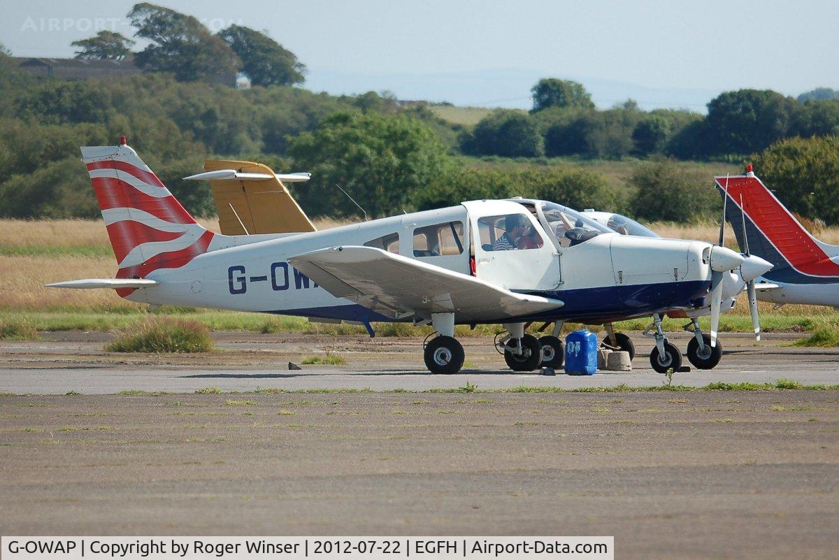 G-OWAP, 1977 Piper PA-28-161 Cherokee Warrior II C/N 28-7816314, Visiting Piper Cherokee Warrior II.