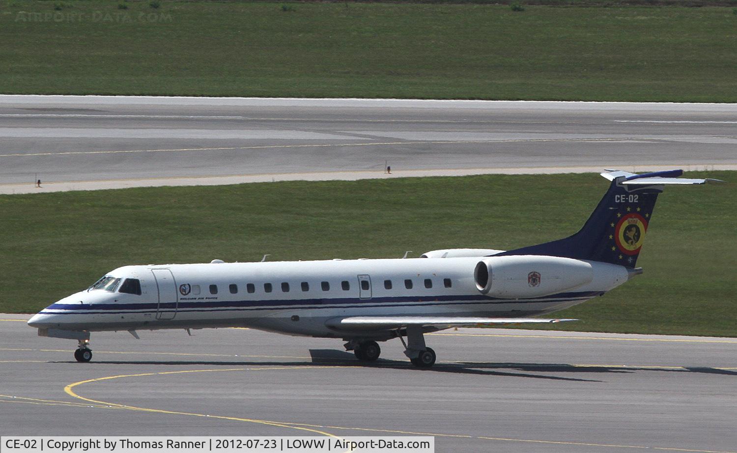 CE-02, 2001 Embraer ERJ-135LR (EMB-135LR) C/N 145480, Belgian Air Force Embraer 135