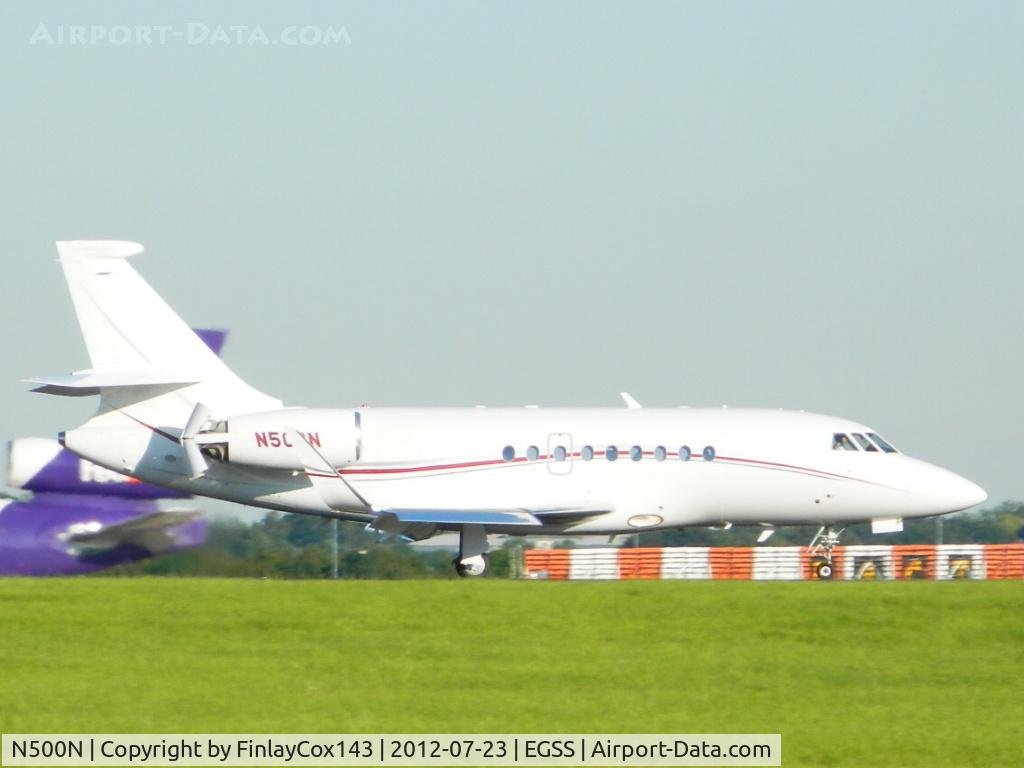 N500N, 2007 Dassault Falcon 2000EX C/N 142, Private Gulfstream Aerospace GIV-X (G450) at London Stansted