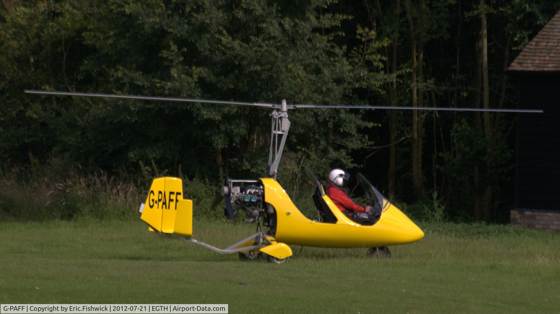 G-PAFF, 2011 Rotorsport UK MTOsport C/N RSUK/MTOS/039, 2. G-PAFF at Shuttleworth Sunset Air Display, July 2012