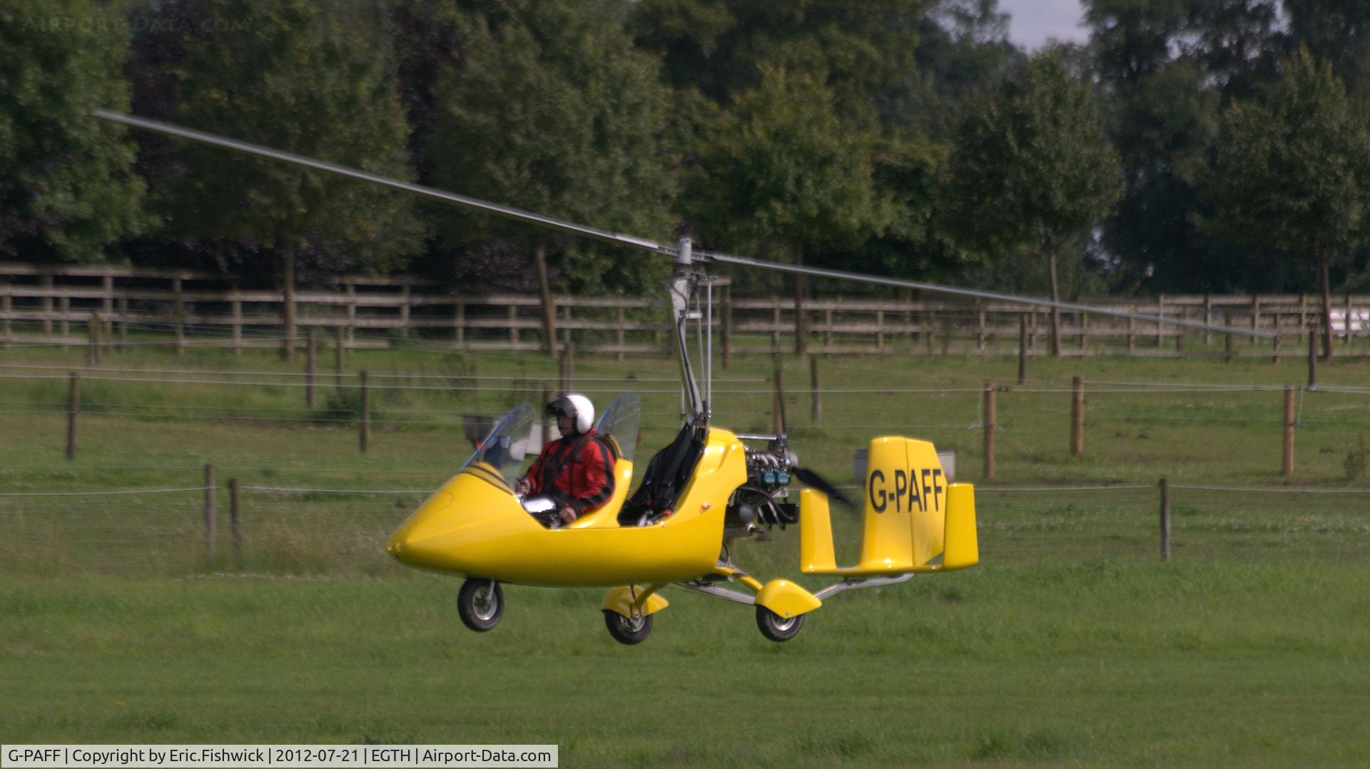 G-PAFF, 2011 Rotorsport UK MTOsport C/N RSUK/MTOS/039, 4. G-PAFF at Shuttleworth Sunset Air Display, July 2012
