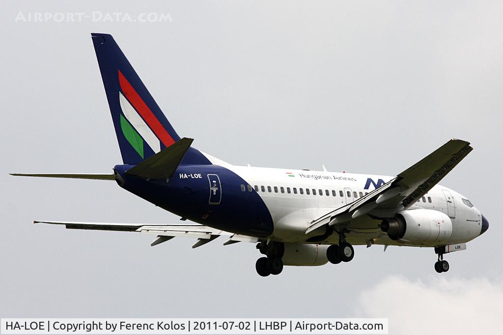 HA-LOE, 2003 Boeing 737-6Q8 C/N 28260, Ferihegy