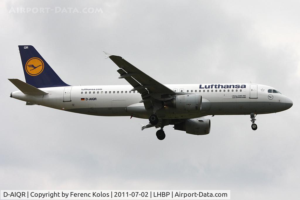 D-AIQR, 1992 Airbus A320-211 C/N 382, Ferihegy