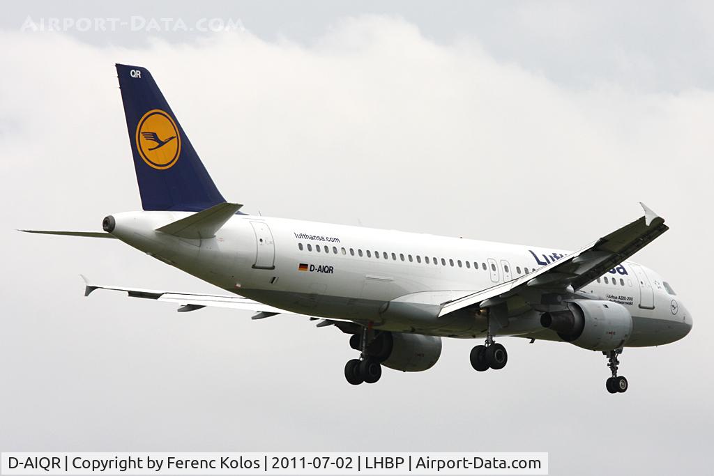 D-AIQR, 1992 Airbus A320-211 C/N 382, Ferihegy