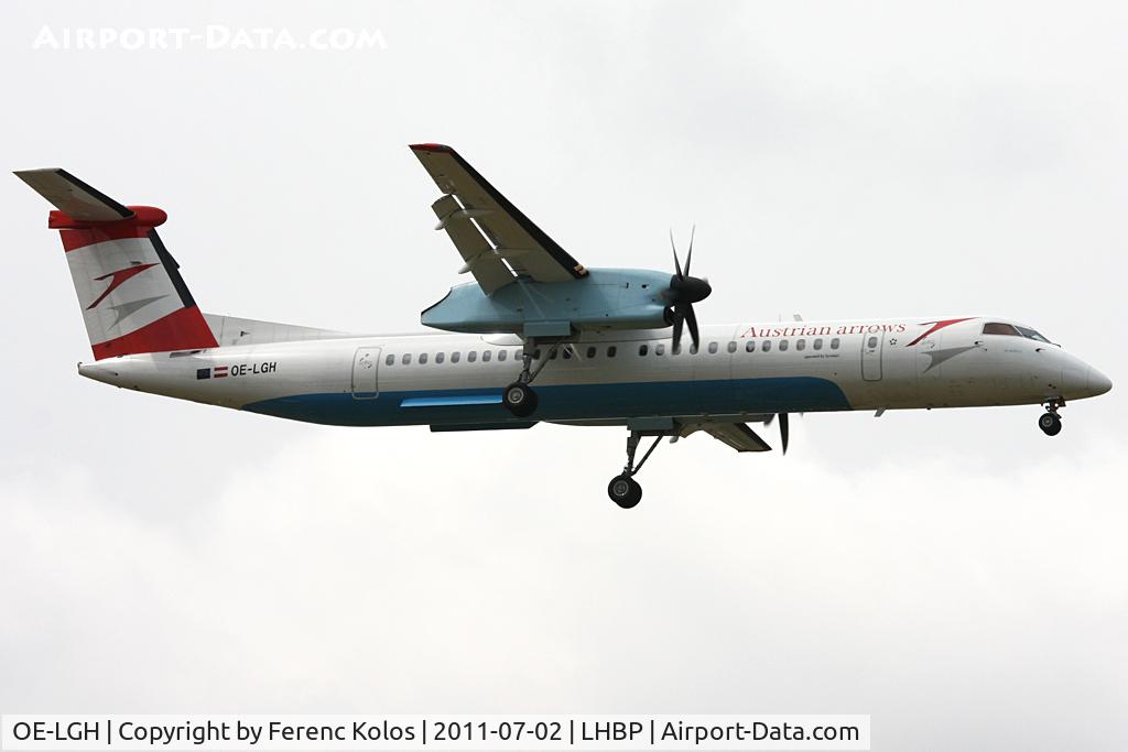 OE-LGH, 2002 De Havilland Canada DHC-8-402Q Dash 8 C/N 4075, Ferihegy