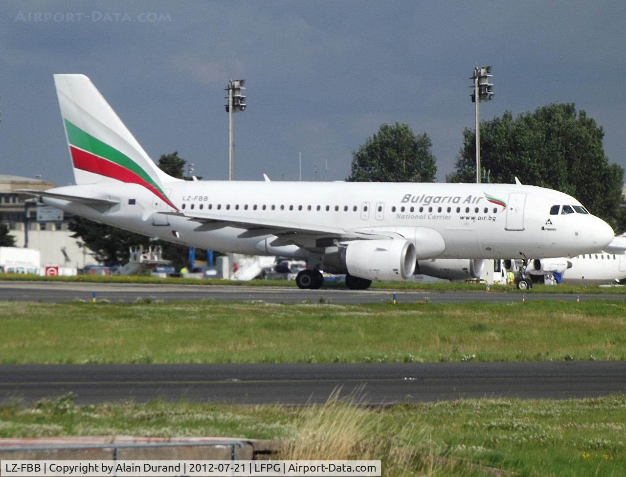 LZ-FBB, 2007 Airbus A319-112 C/N 3309, Flying in the steps of Balkan as the country's flag carrier, Bulgaria Airlines currently serves CDG with a mix of ERJ-190s and A319s.