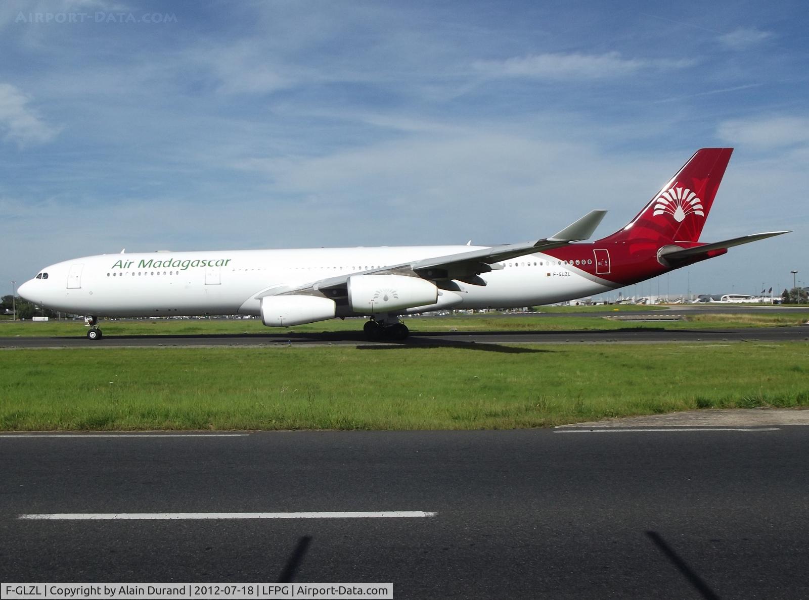 F-GLZL, 1998 Airbus A340-313X C/N 210, Taken up new in 1998 by Air France, Zulu-Lima has been now leased to Air Madagascar since April 2012.