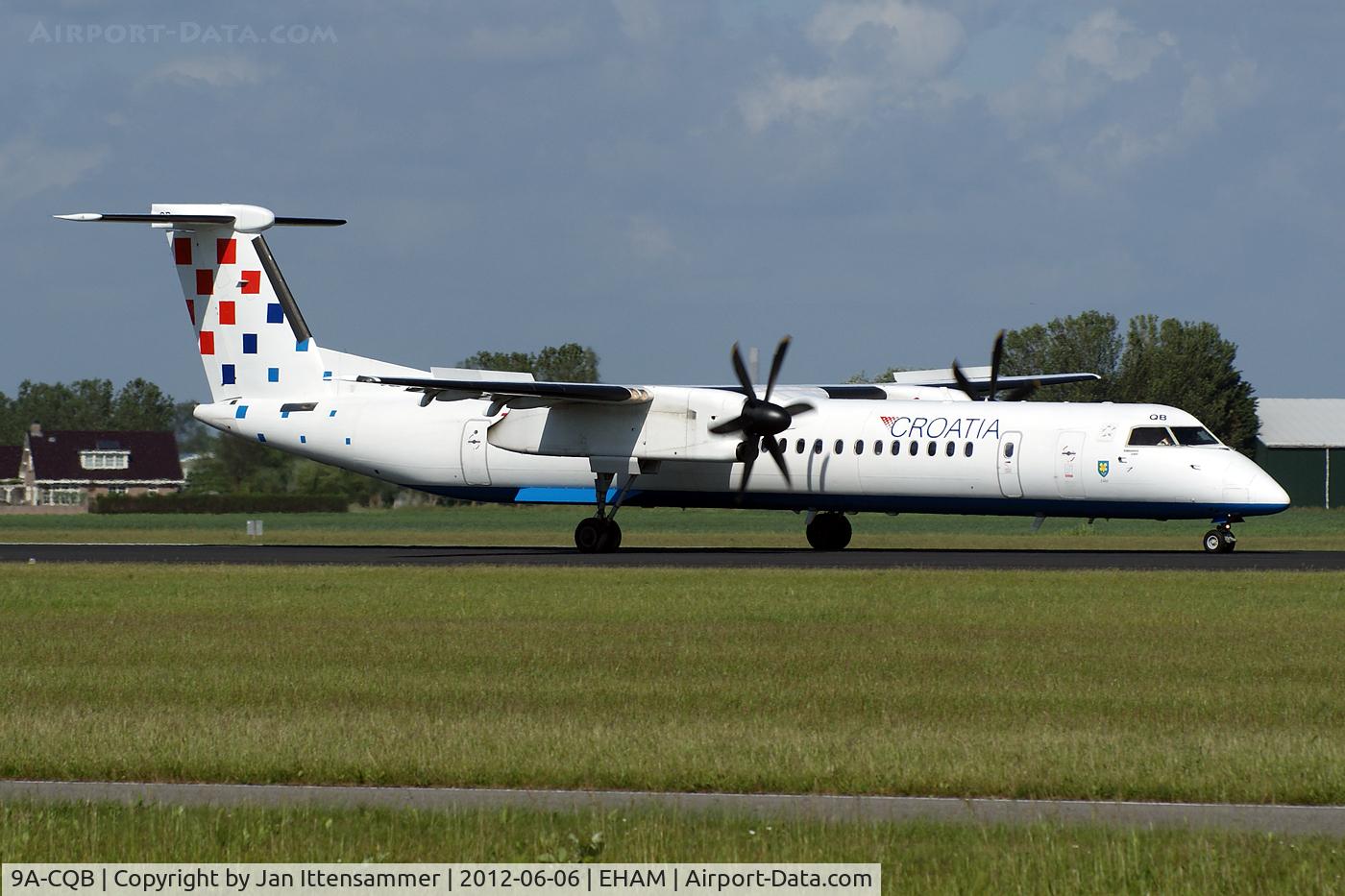 9A-CQB, 2008 De Havilland Canada DHC-8-402Q Dash 8 C/N 4211, 9A-CQB @ EHAM